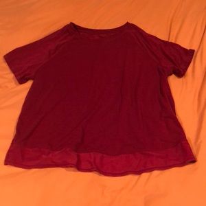 Avia burgundy top